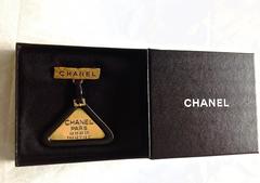 Vintage ✿*ﾟChanel 94P LARGE Hammered Lambskin Leather Wrapped Pin Brooch