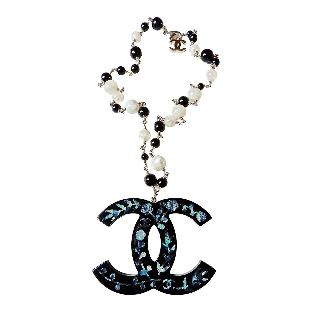 Chanel Paris-Shanghai Jumbo Resin Necklace For Sale