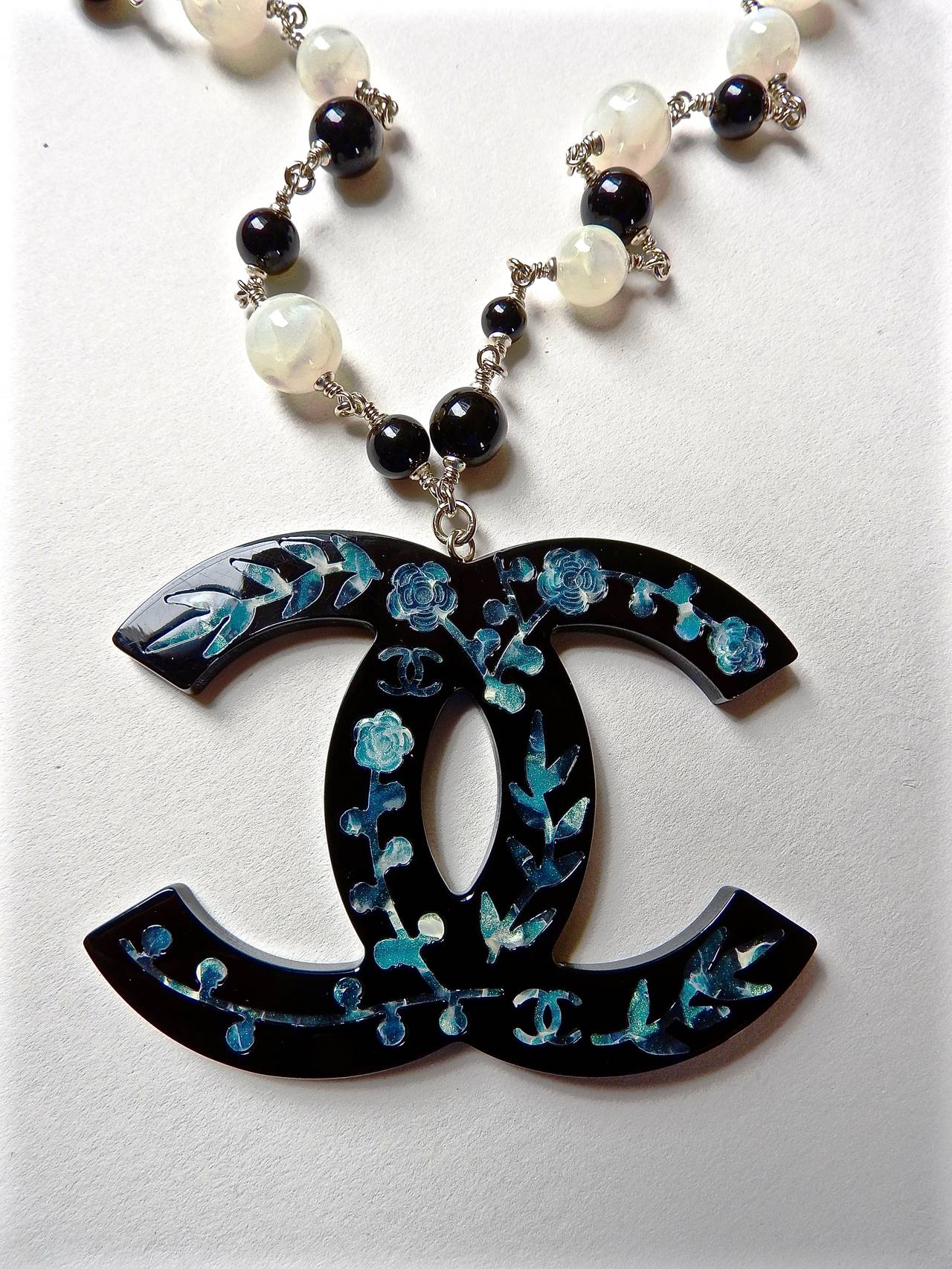 Chanel Paris-Shanghai Jumbo Resin Necklace For Sale 4