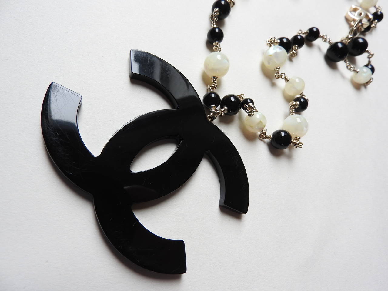 Chanel Paris-Shanghai Jumbo Resin Necklace For Sale 3