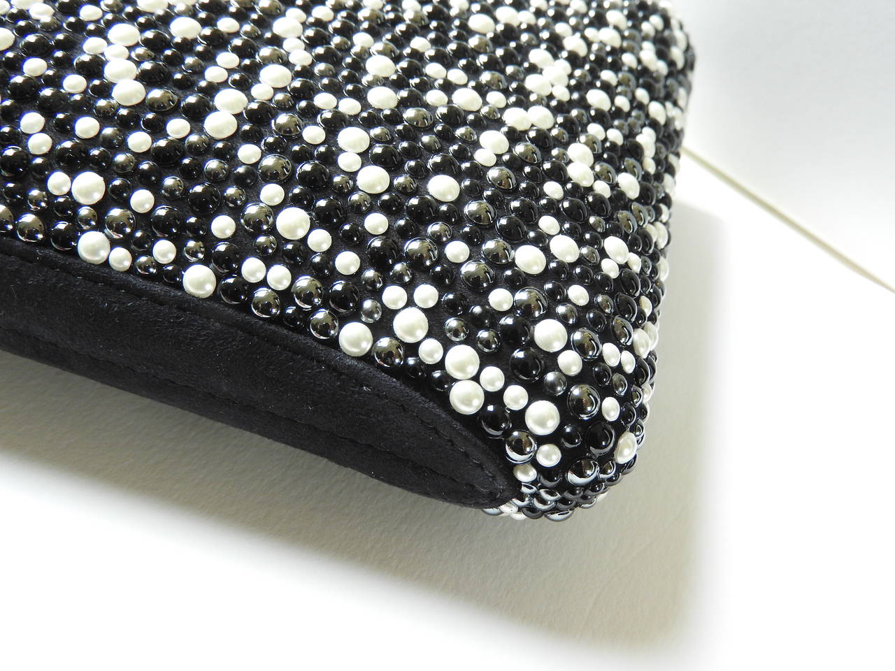 Chanel 2014 Bijoux Jewelled Minaudière Pearl Clutch Bag For Sale 6
