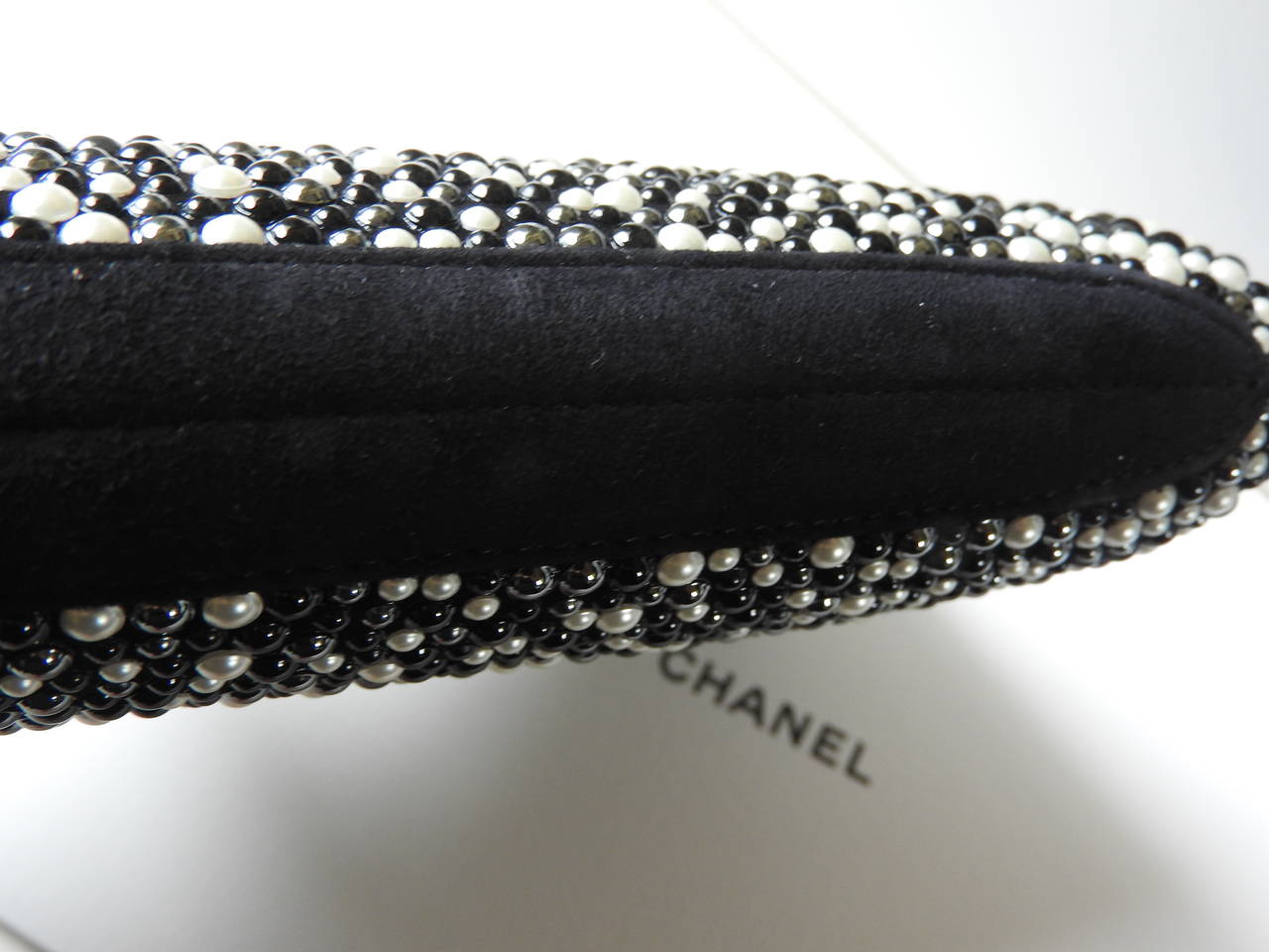Women's New Chanel 2014 Bijoux Jewelled Minaudière Pearl Clutch Bag For Sale