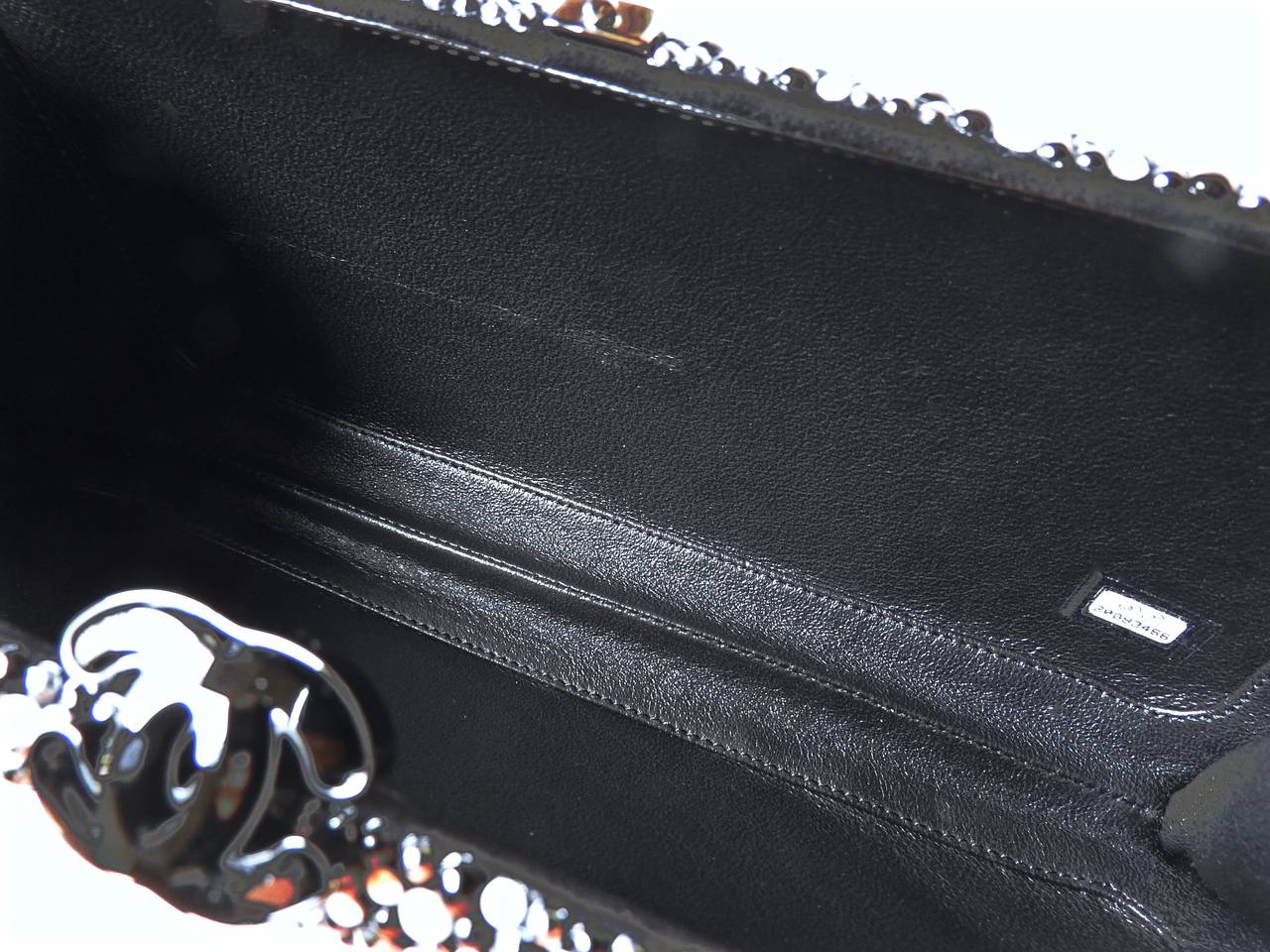 New Chanel 2014 Bijoux Jewelled Minaudière Pearl Clutch Bag For Sale 1