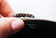 NEVER USED Chanel  ✿*ﾟLIMITED EDITION HARD SHELL Chain Leather Purse Bag Clutch