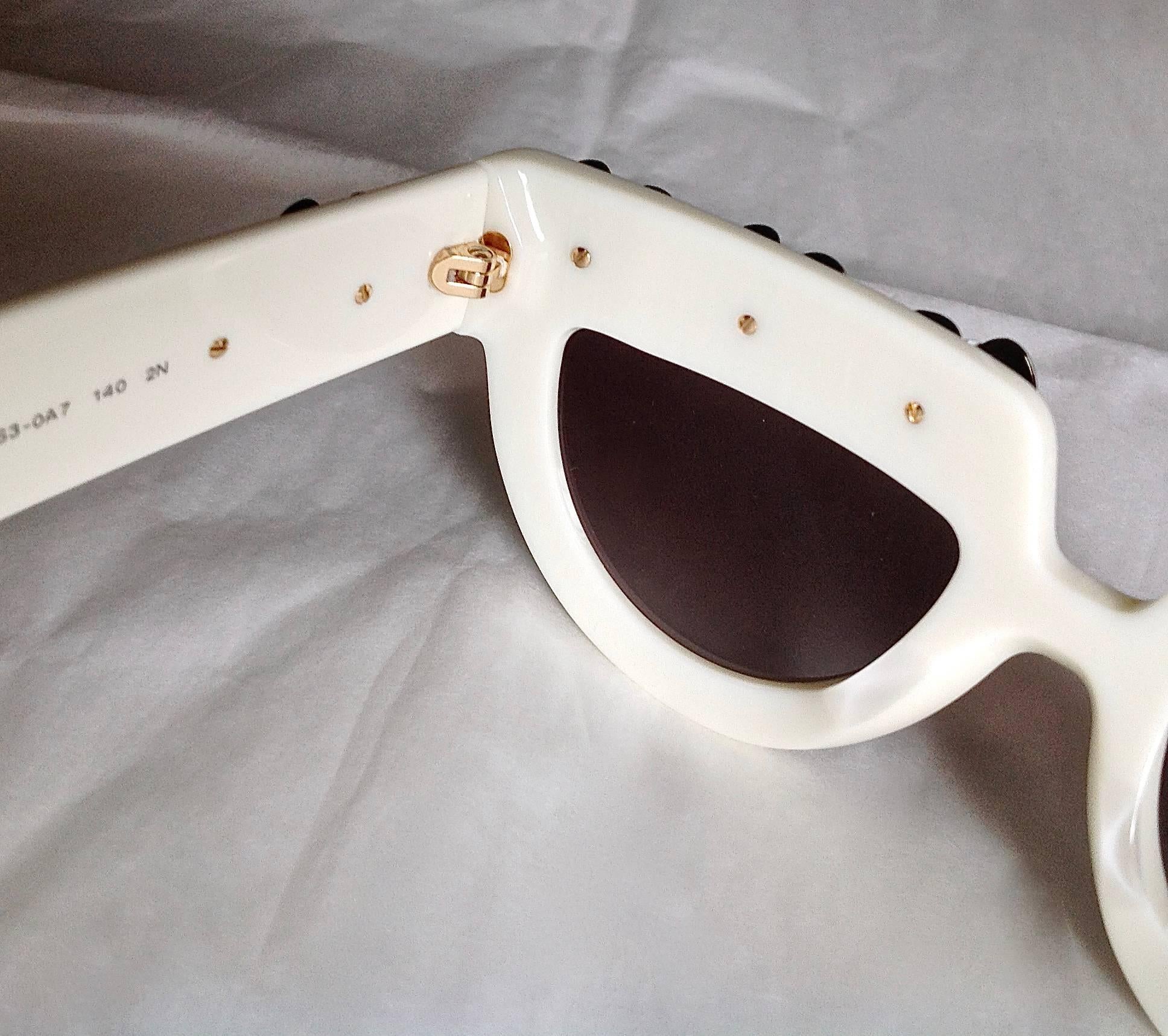 prada white sunglasses