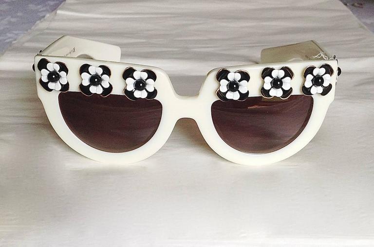 Prada | Accessories | Authentic Prada Flower Sunglasses | Poshmark