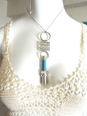Chanel ✿*ﾟ RARE & FUN " SPARK PLUG Key Ring Necklace Pendant  Keyring