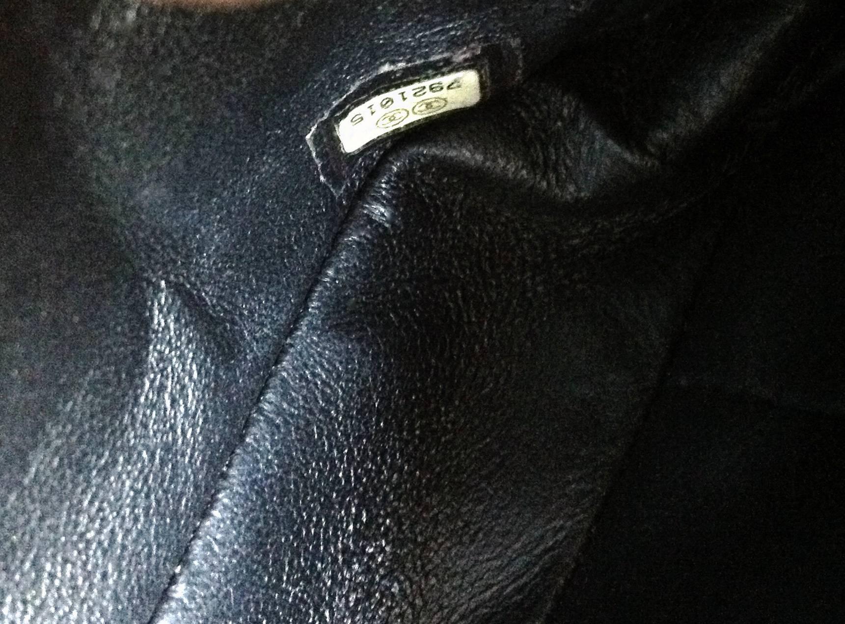 Women's VINTAG Chanel ✿*ﾟJEWELLED Gripoix Glass Pearl Lambskin Clutch Bag Handbag Tote For Sale