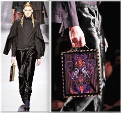 NWT €3700 FENDI ✿*ﾟ2012 Lavish Jewelled Beading iPad Case bag clutch Briefcase