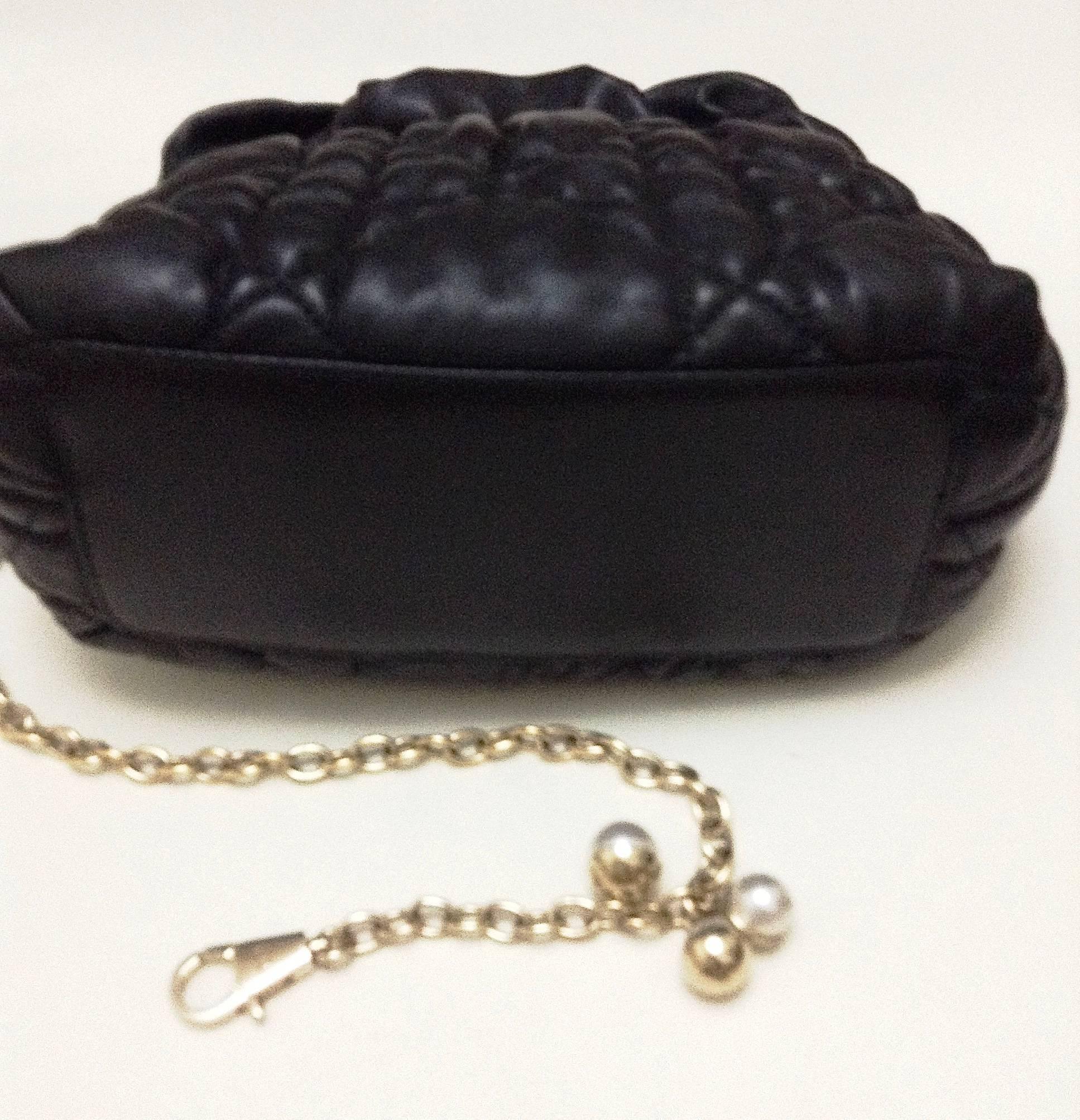  Christian Dior ✿*ﾟMISE EN DIOR Pearl Jeweled Chain Quilted Bag Handbag 2