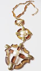 MINT  Chanel ✿*ﾟ" SHOWSTOPPER " 07A MONTE CARLO Gripoix Glass Long Drop Necklace