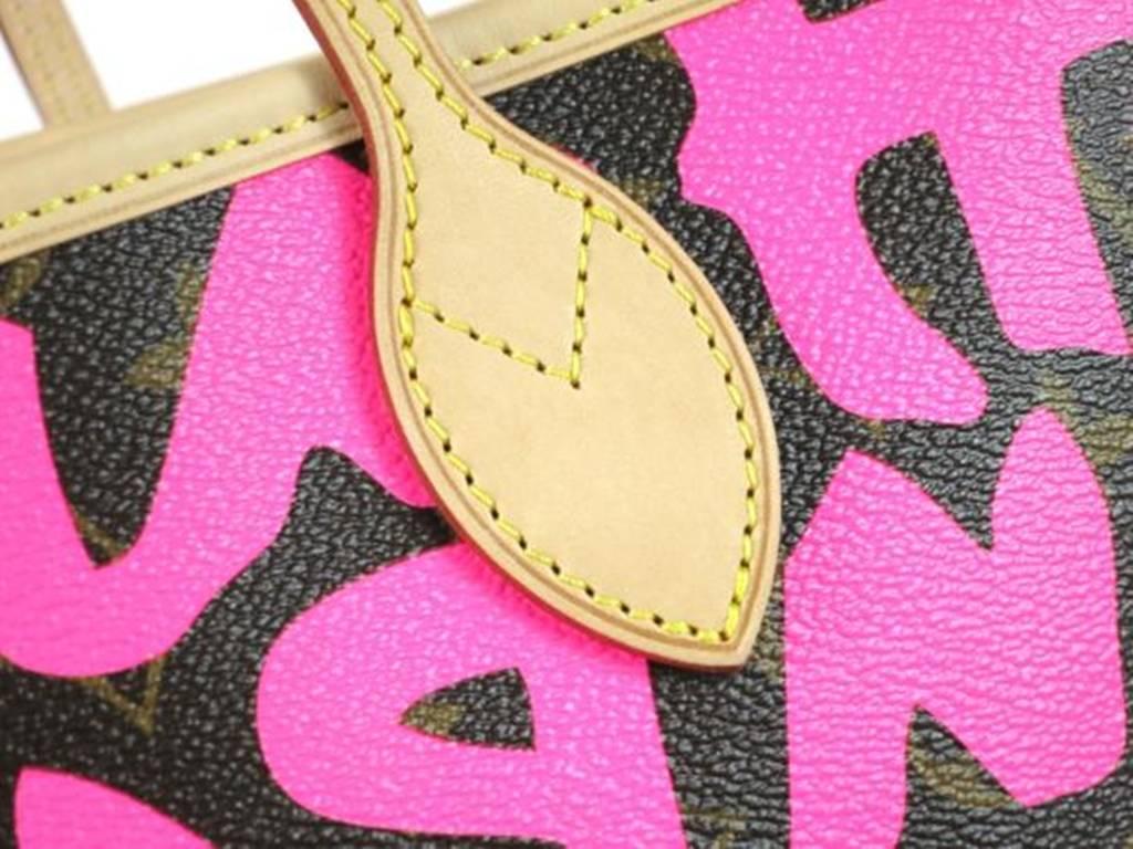 louis vuitton neverfull graffiti