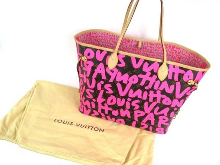 Marc Jacobs Louis Vuitton Pink Graffiti Bag Louis Vuitton By Marc