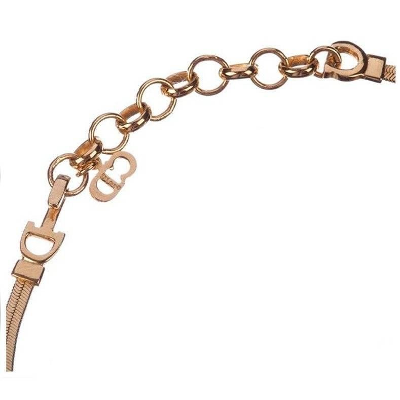 christian dior ribbon necklace