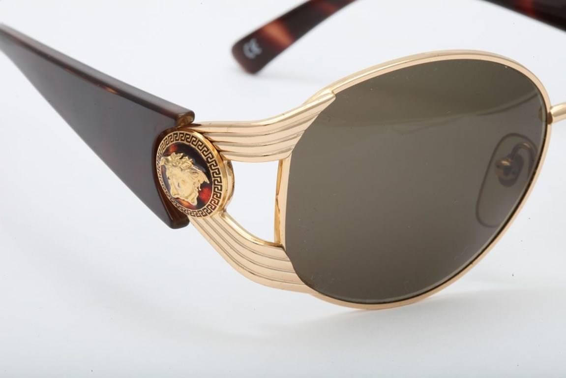 Men's Vintage Gianni Versace Sunglasses Mod S64 Col 030