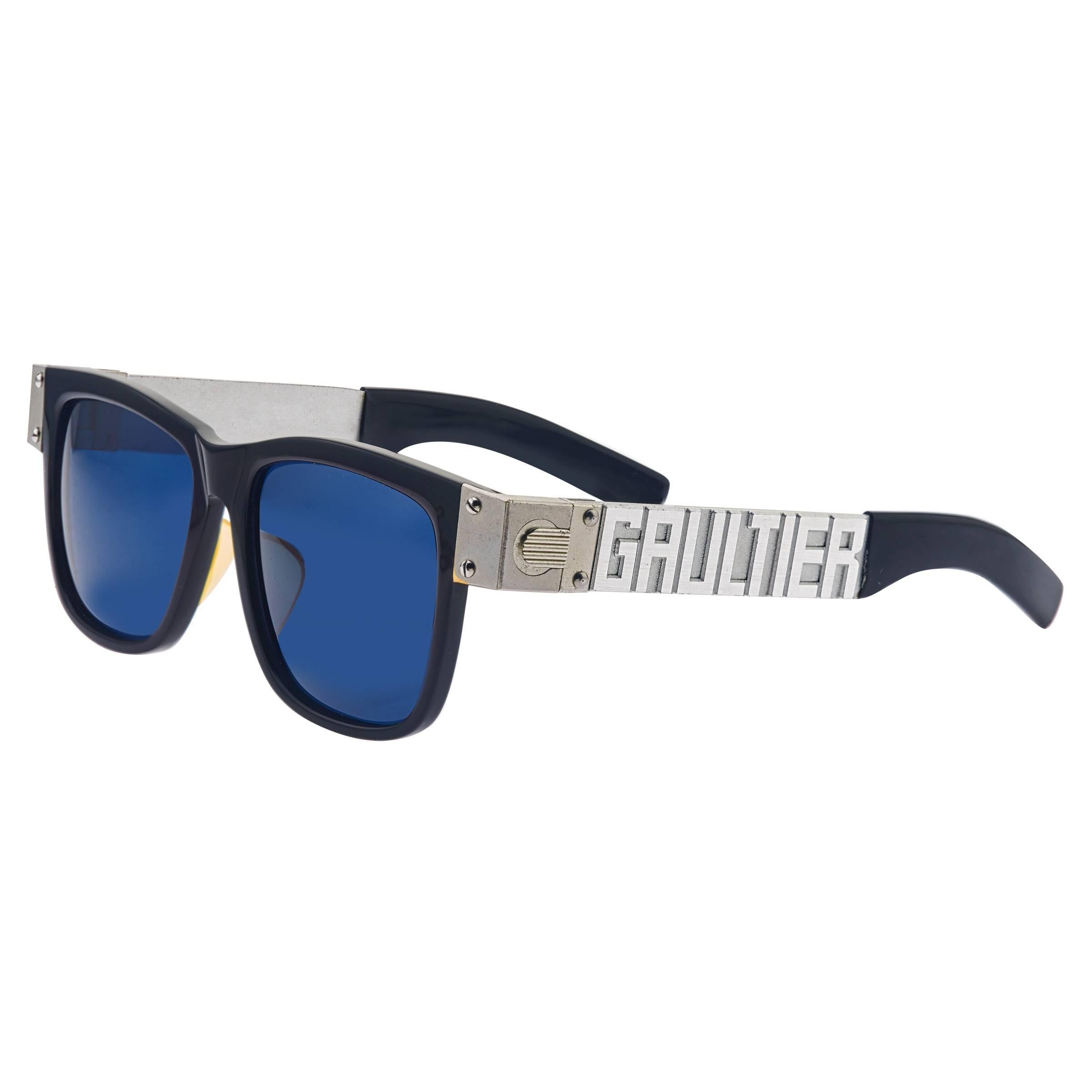 Purple Vintage Jean Paul Gaultier 56-8002 Sunglasses For Sale
