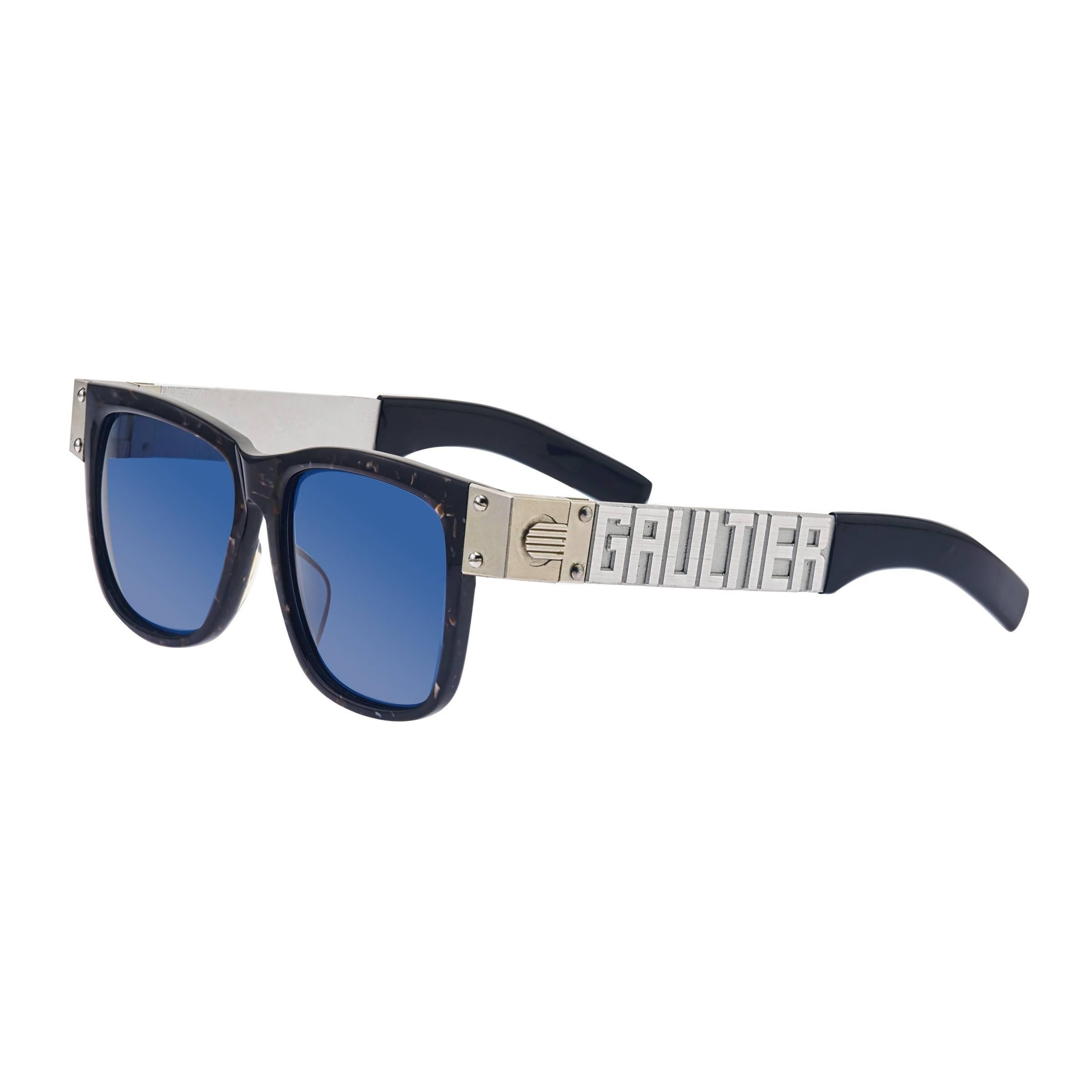 Blue Jean Paul Gaultier Vintage 56-8002 Sunglasses