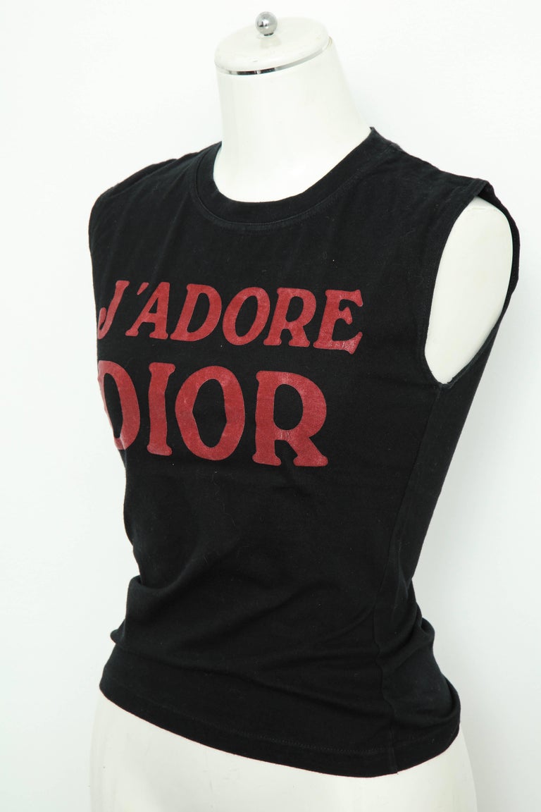 Christian Dior par John Galliano - T-shirt débardeur « J''Adore Dior ...