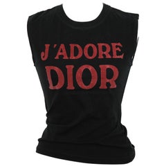 Christian Dior by John Galliano "J'Adore Dior" Tank Top T-Shirt