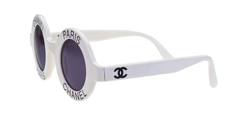 vintage chanel rimless sunglasses
