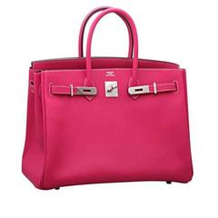 HERMES Birkin Rose Tyrien 35cm