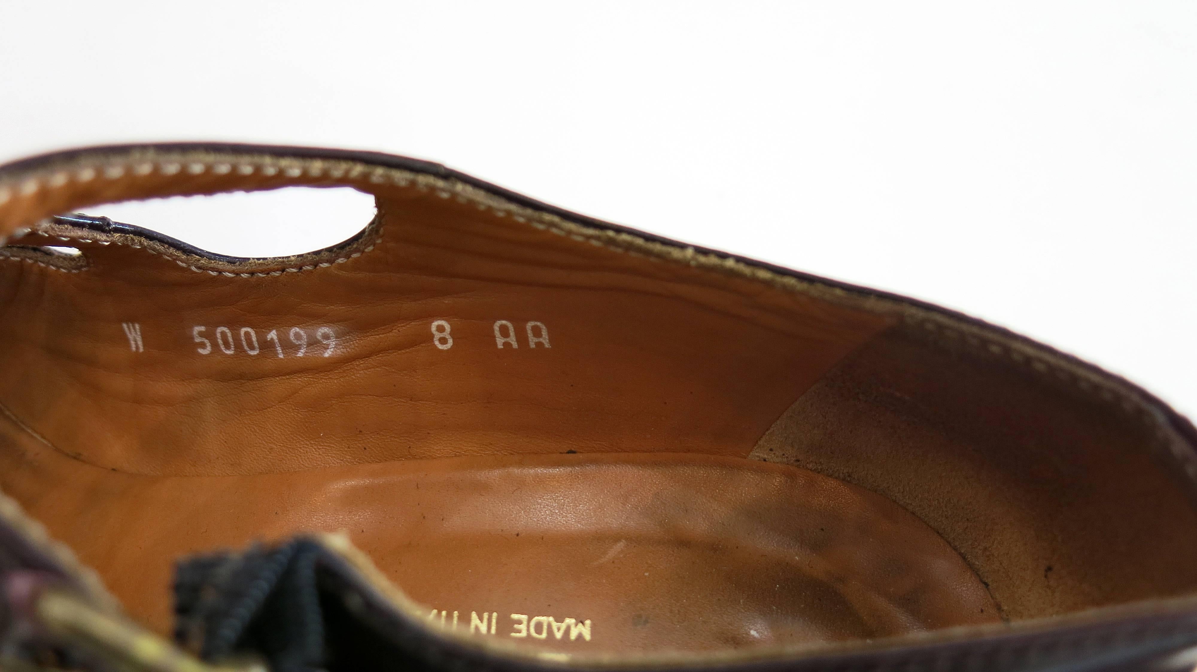 1980s Ralph Lauren Collection Mary Janes For Sale 1
