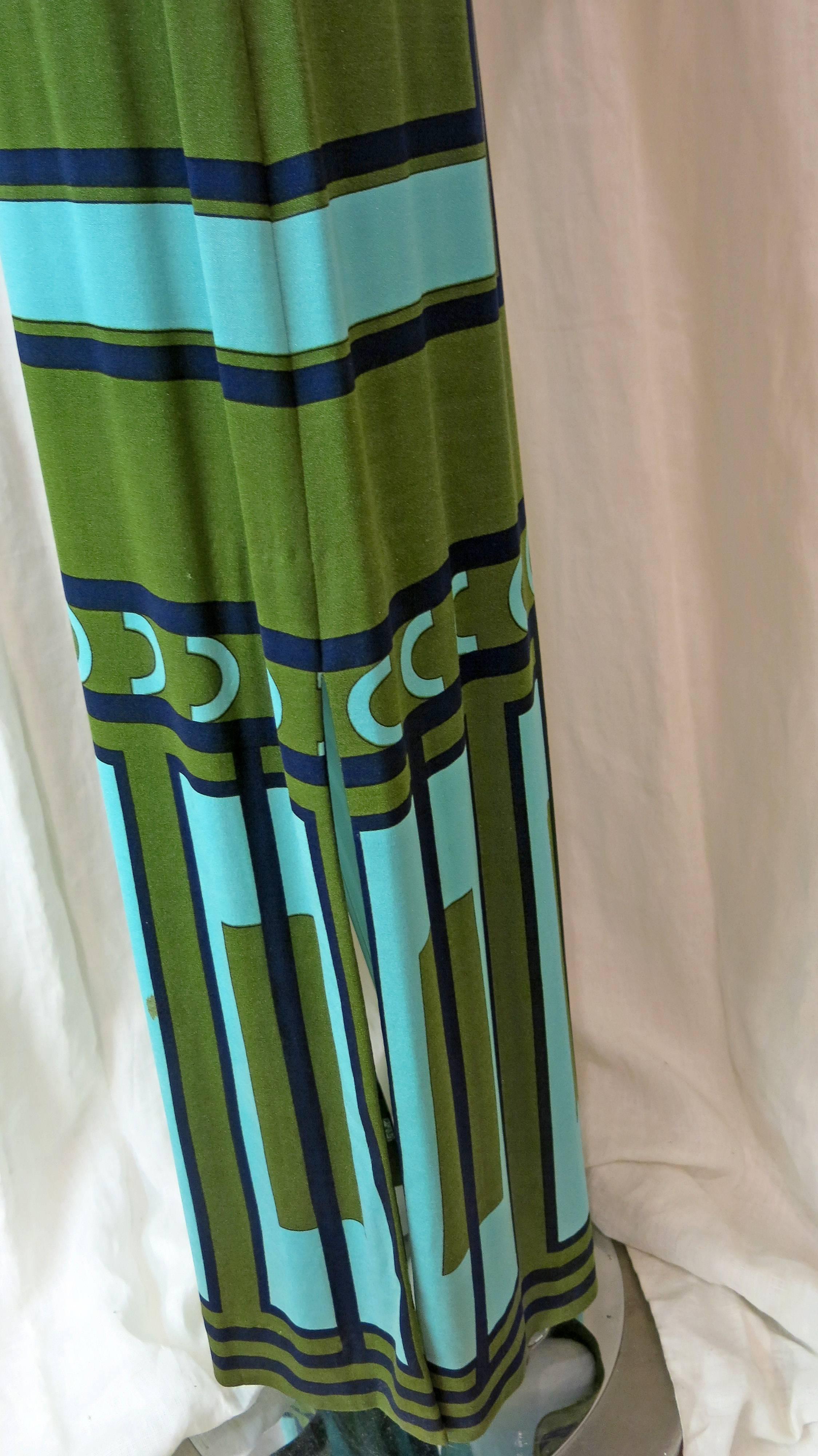 Paganne Opt Art Jersey Skirt, 1960s  For Sale 1