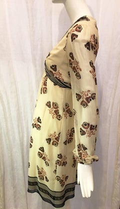 1990s Anna Sui Cream Baby Doll Dress