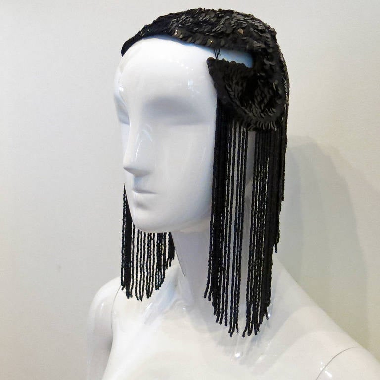 sequin headdress