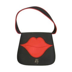 Vintage Lulu Guinness "Kiss and Tell" Handbag