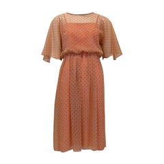 Rizkallah For Mardi Gras 1980's Dizzy Heart Print Dress 4