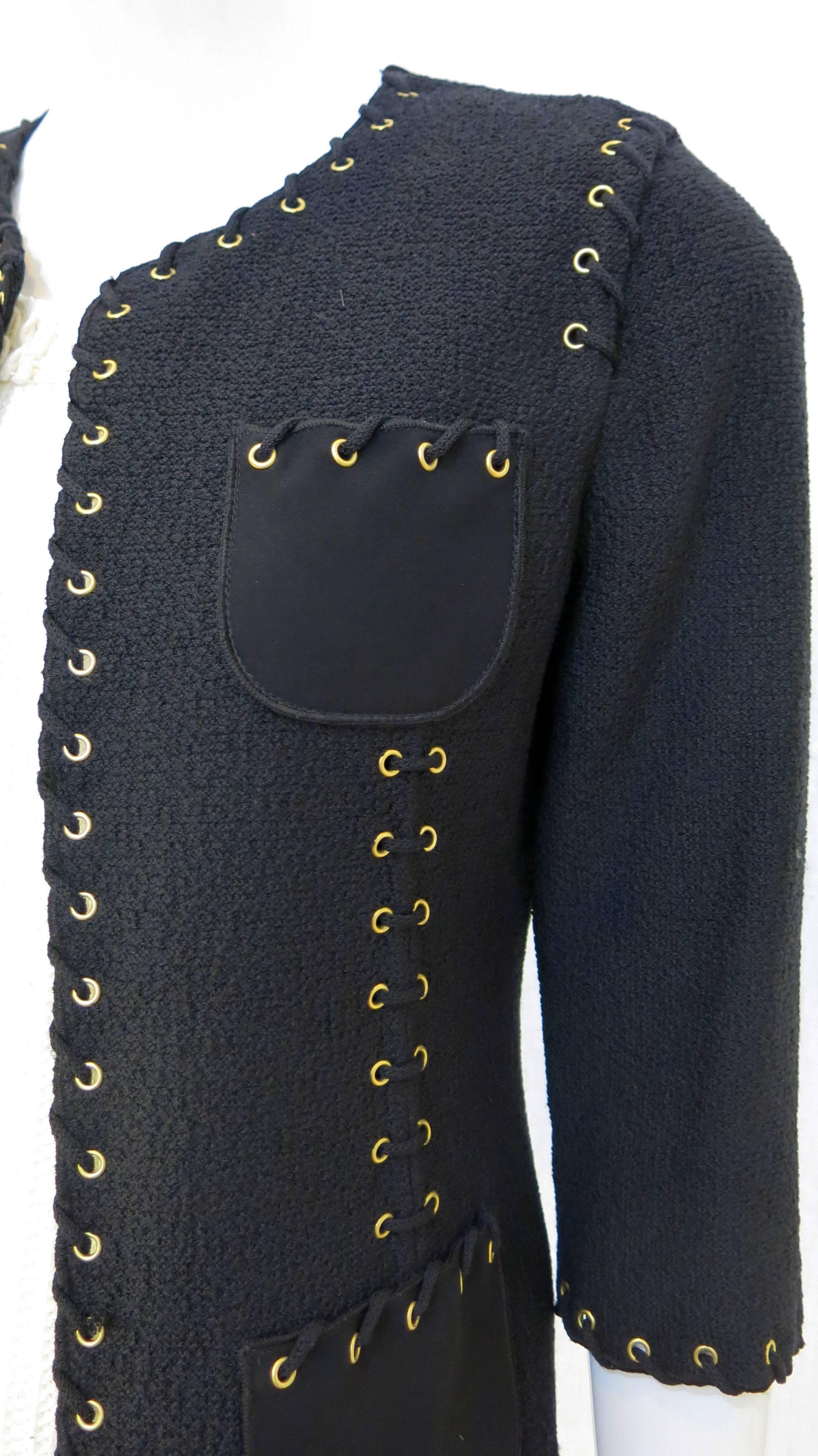 St. John Couture Black Santana Knit 