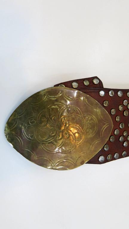 Moroccan Belt - Thin studded belt