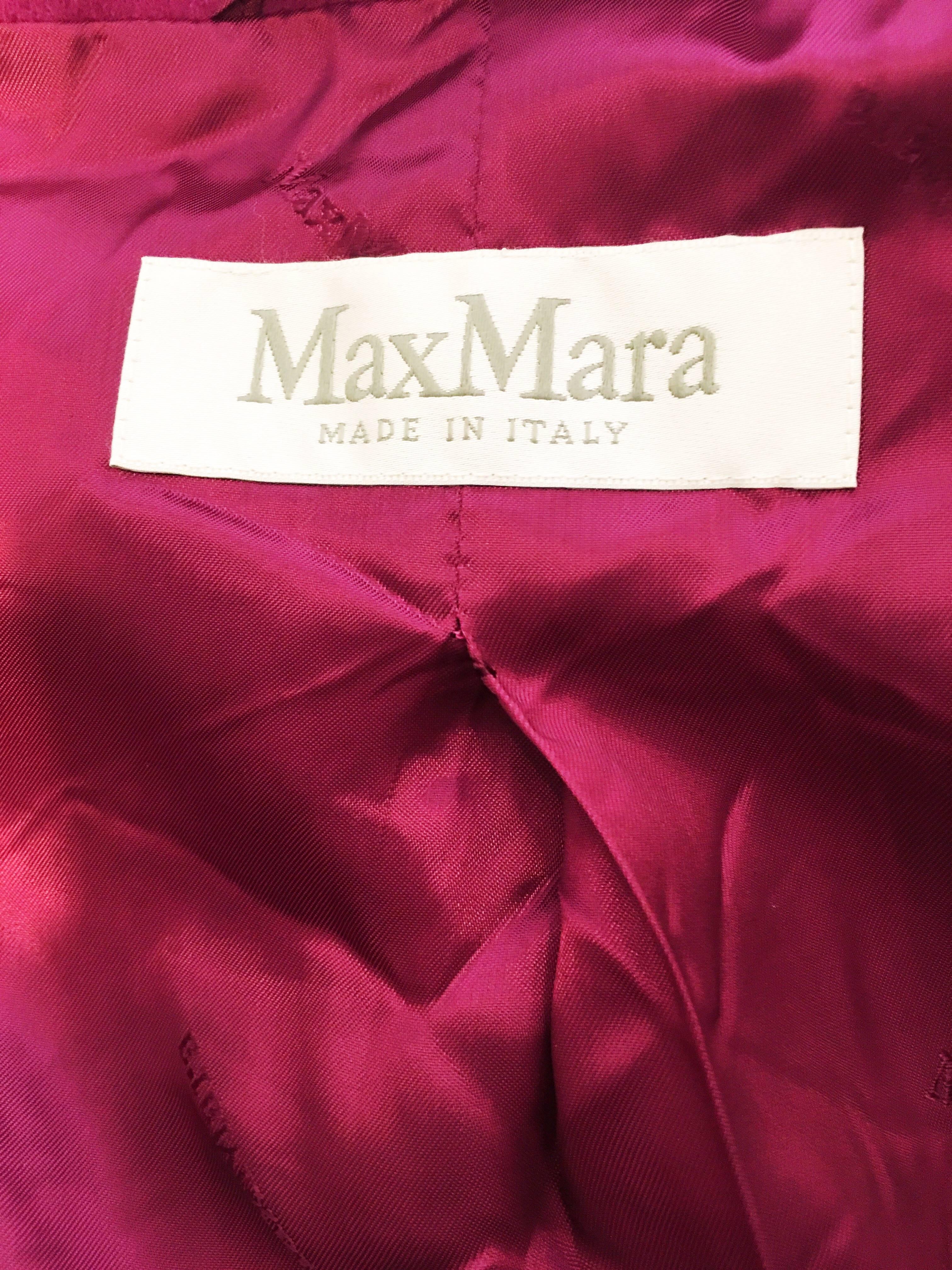 Max Mara NWT Purple Blazer For Sale 5