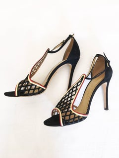 Charlotte Olympia Suede Stiletto Heels Size 42