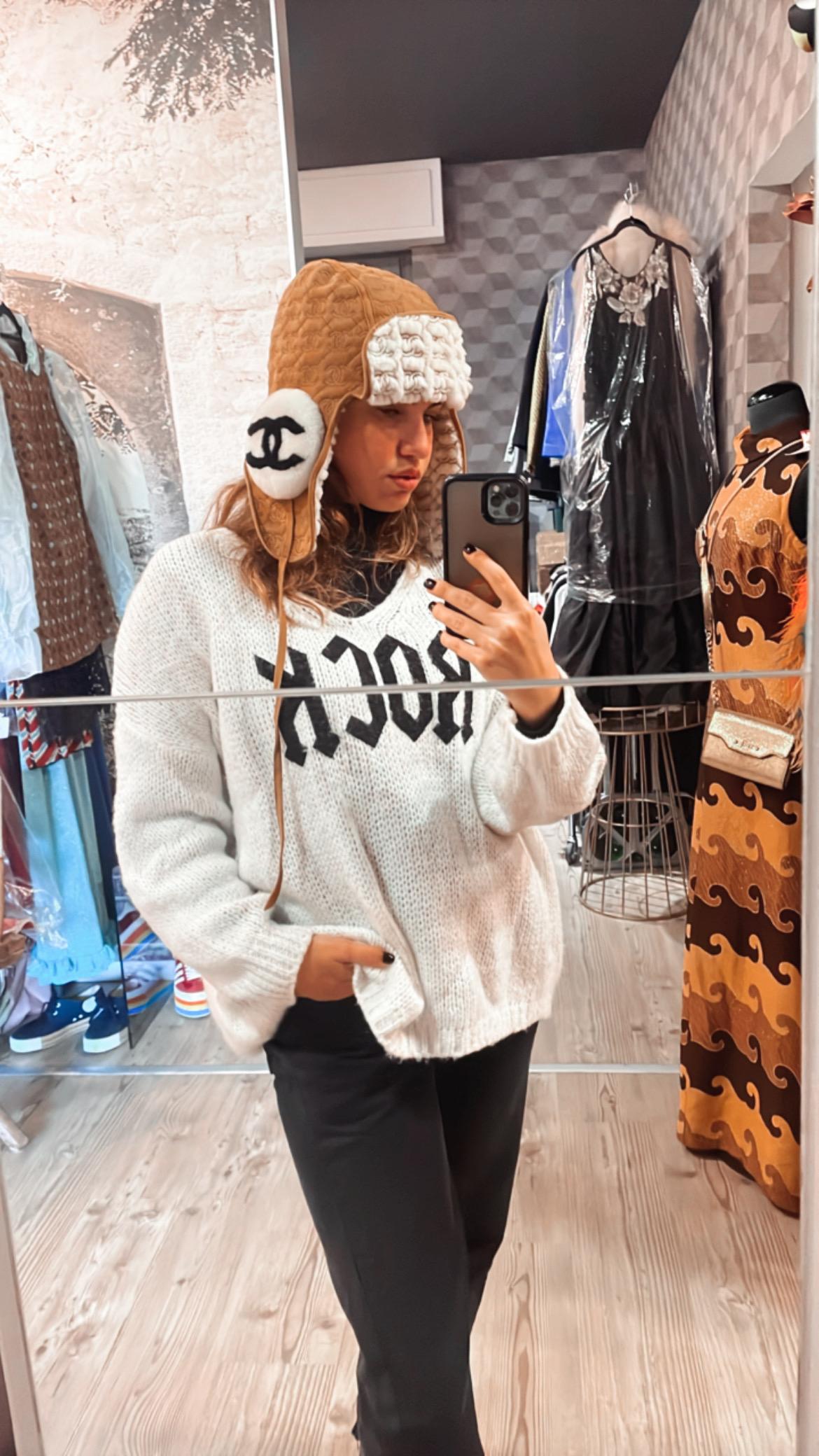 Chanel aviator hat 6