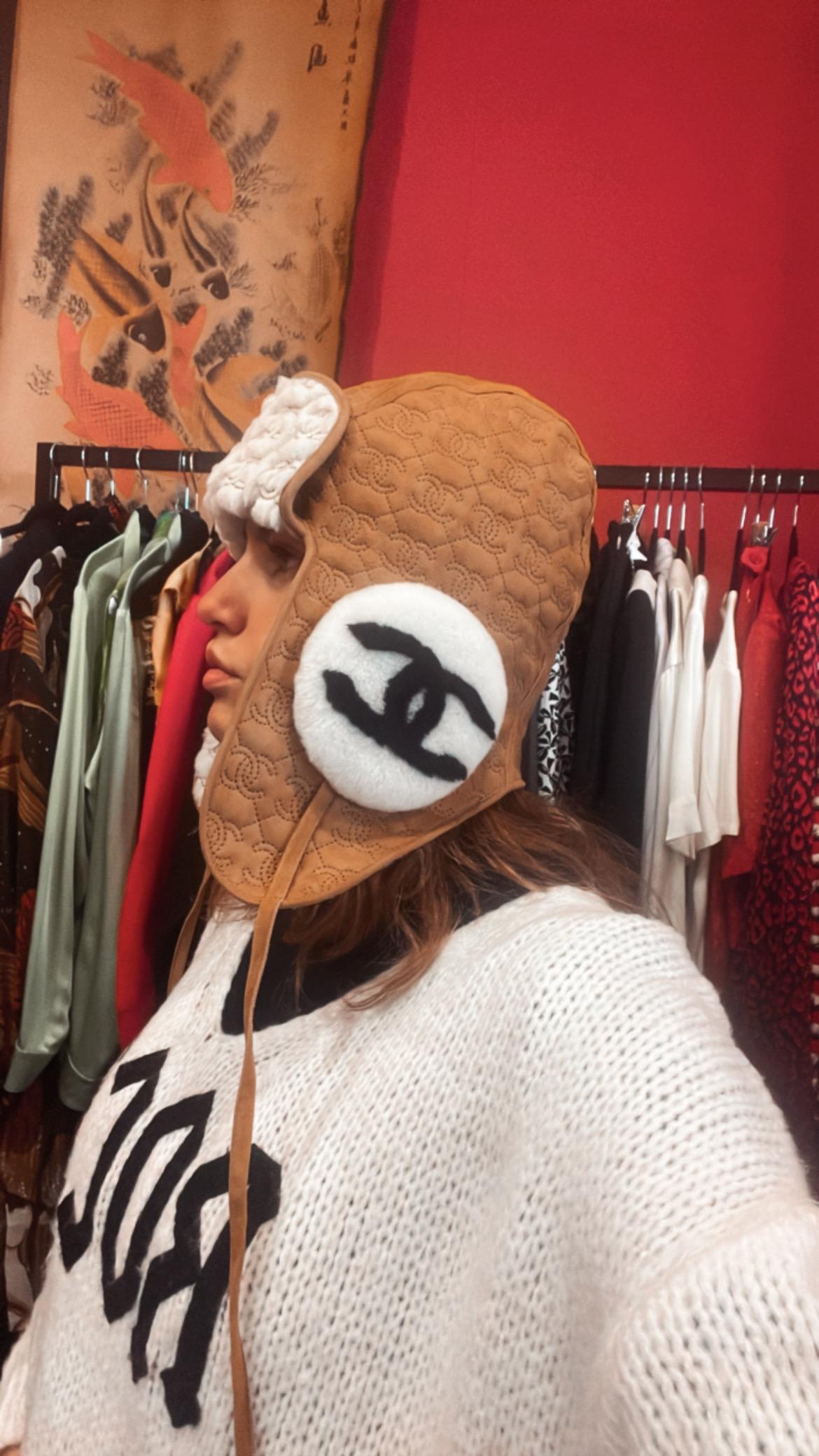 Chanel aviator hat 7