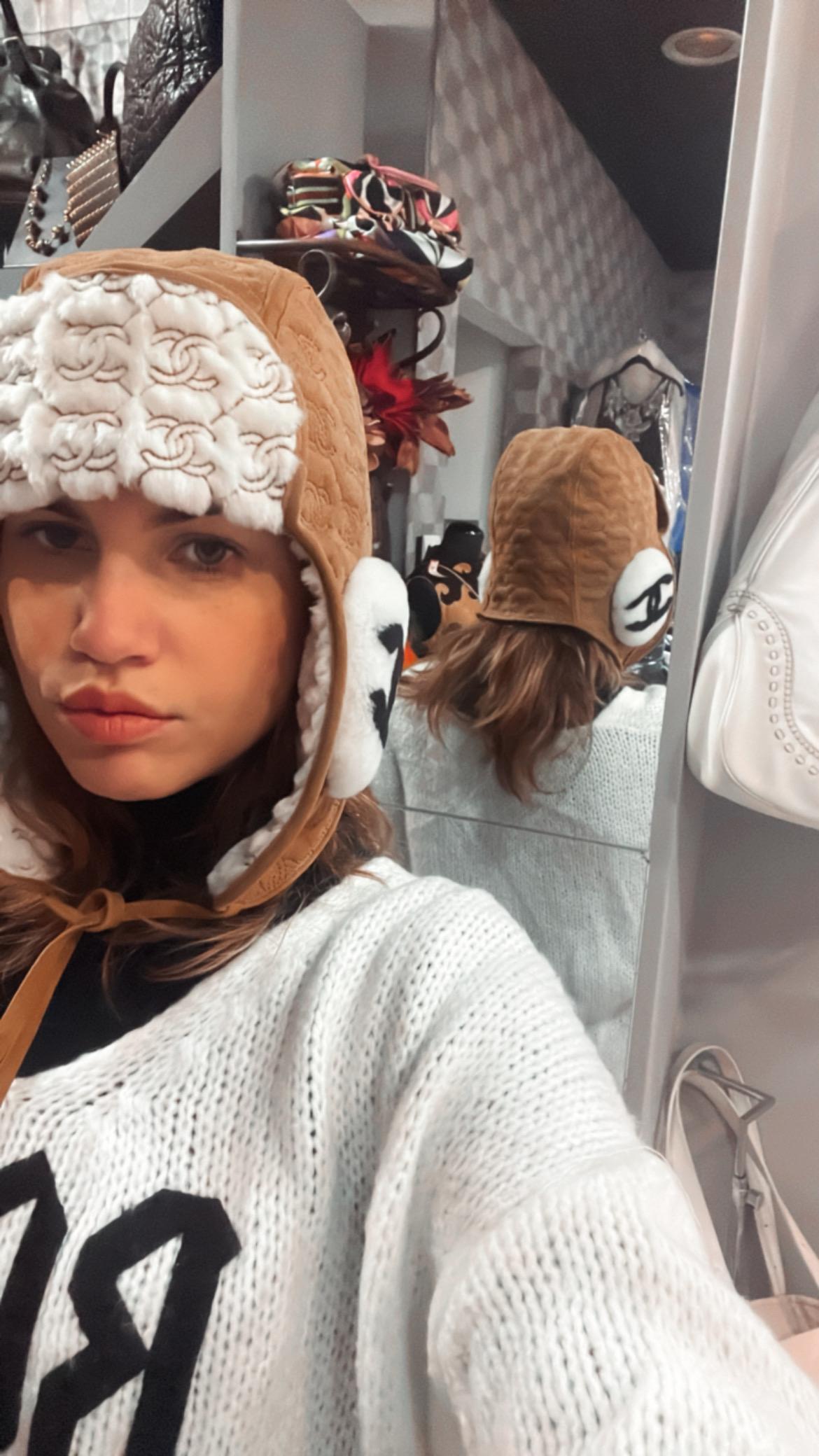 Chanel aviator hat 9