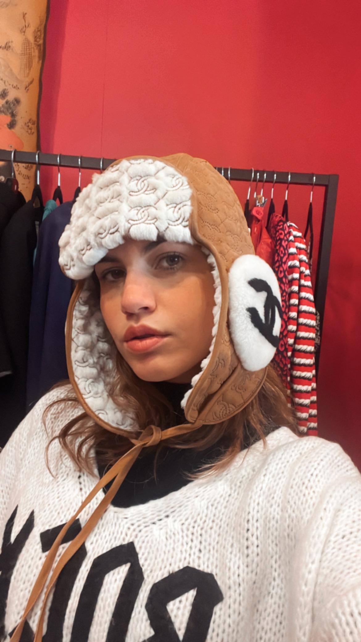 Chanel aviator hat 8