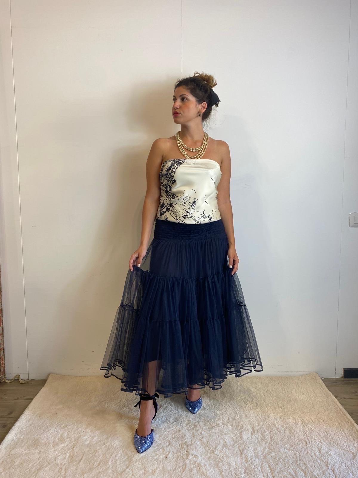 Dior tulle skirt For Sale 5