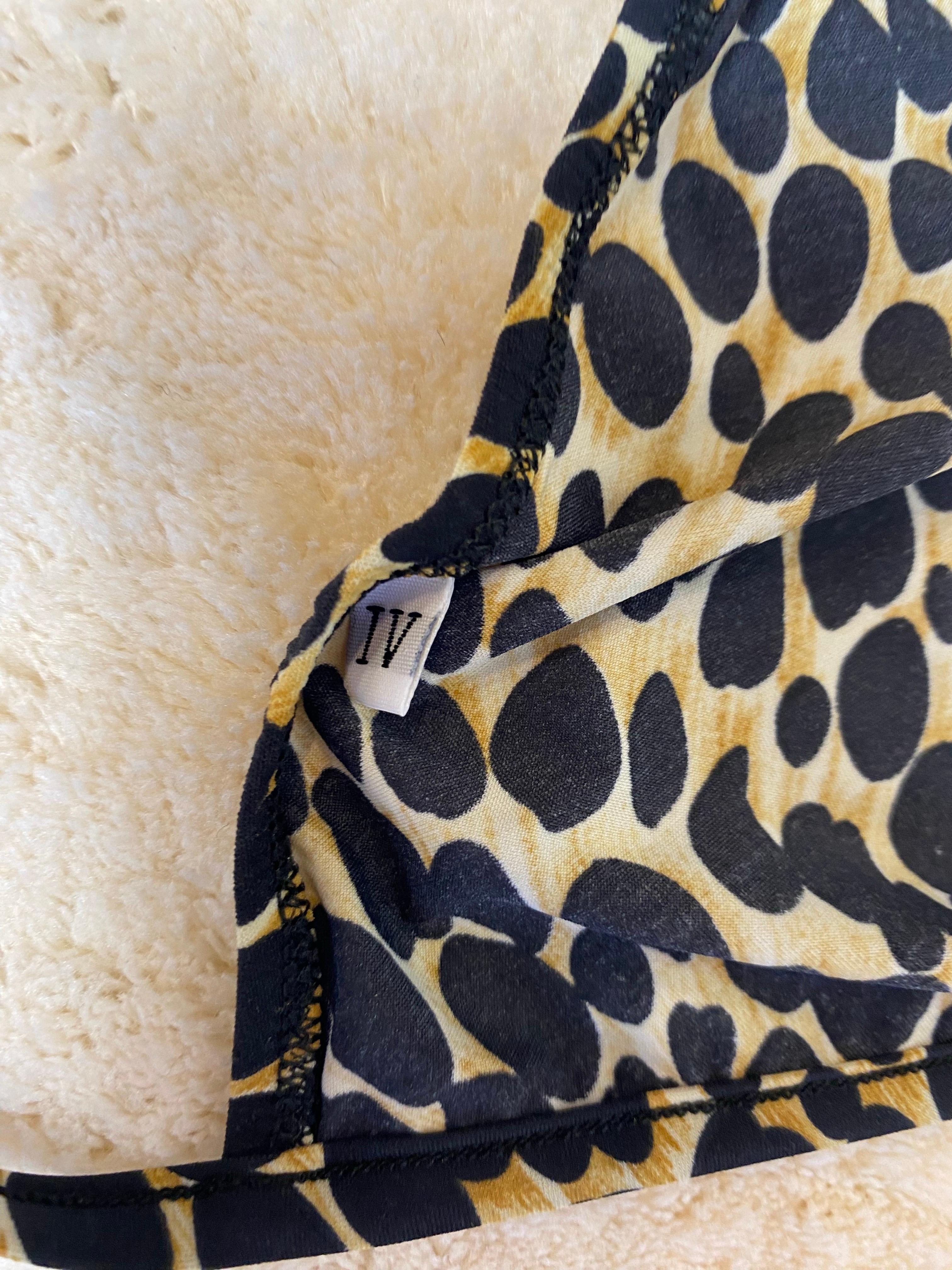 Bikinioberteil und -unterteil Dolce & Gabbana leopard. für Damen oder Herren im Angebot