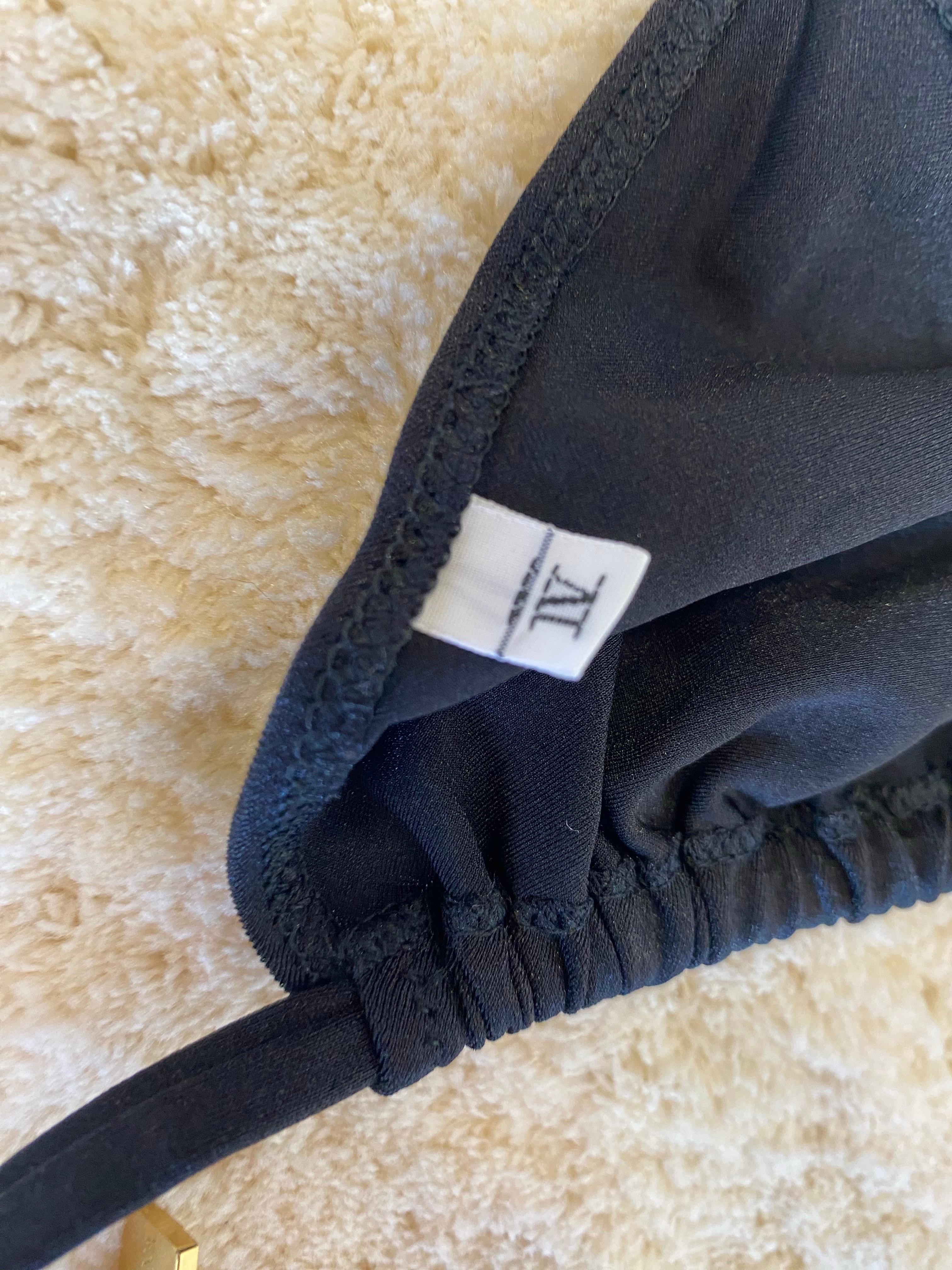 Dolce & Gabbana Bikini Schwarz. im Zustand „Neu“ im Angebot in Carnate, IT