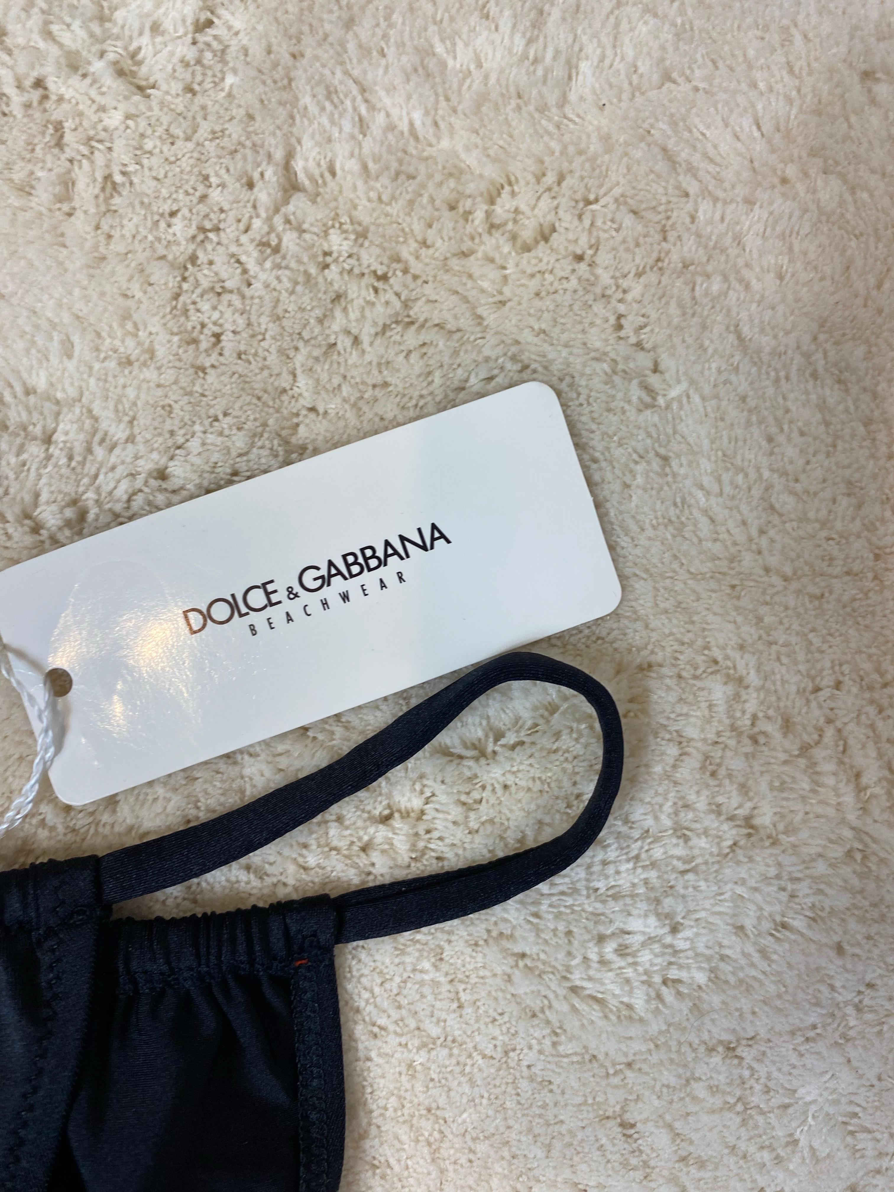 Dolce & Gabbana Bikini Schwarz. im Angebot 1