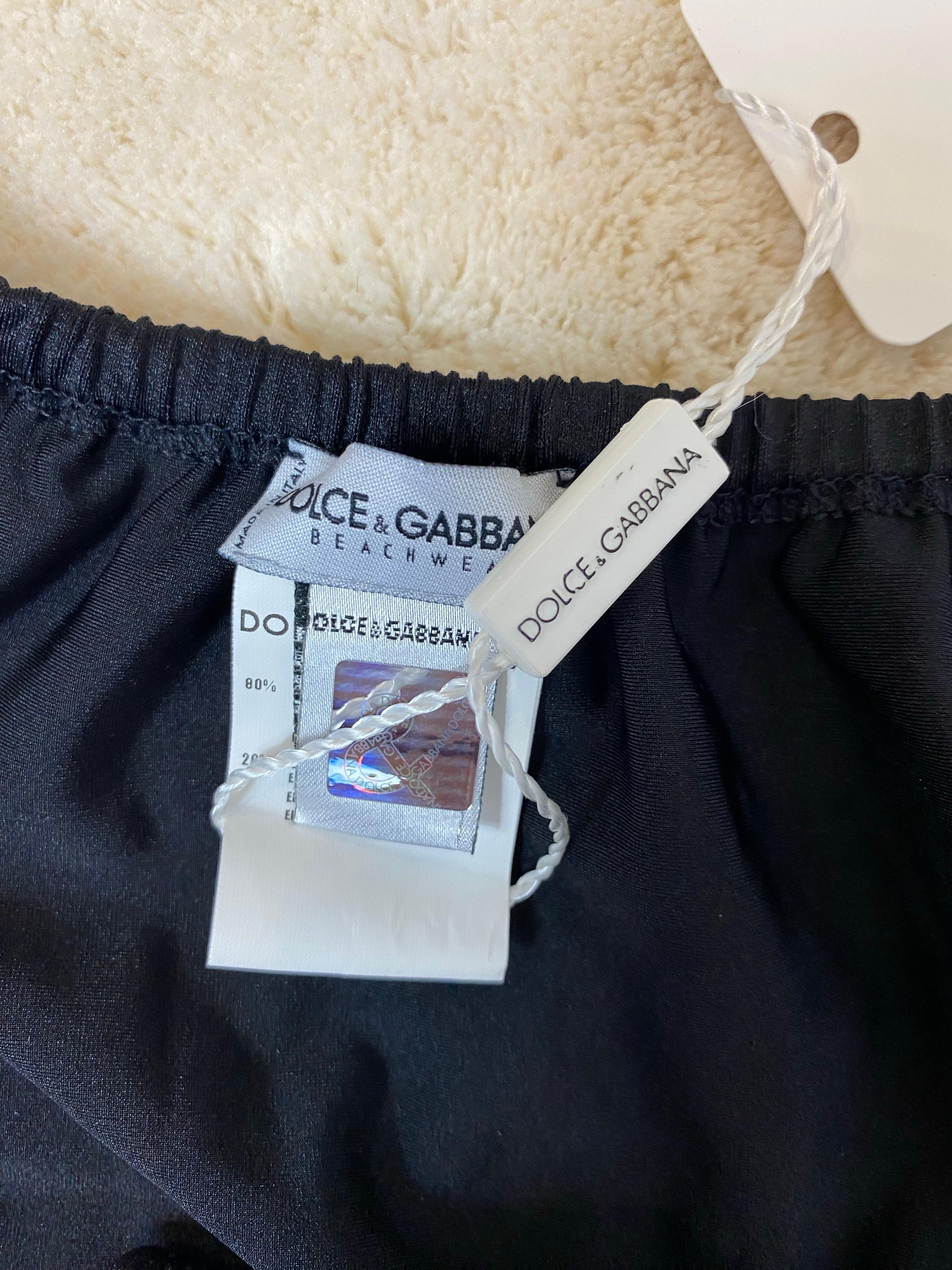 Dolce & Gabbana Bikini Schwarz. im Angebot 3