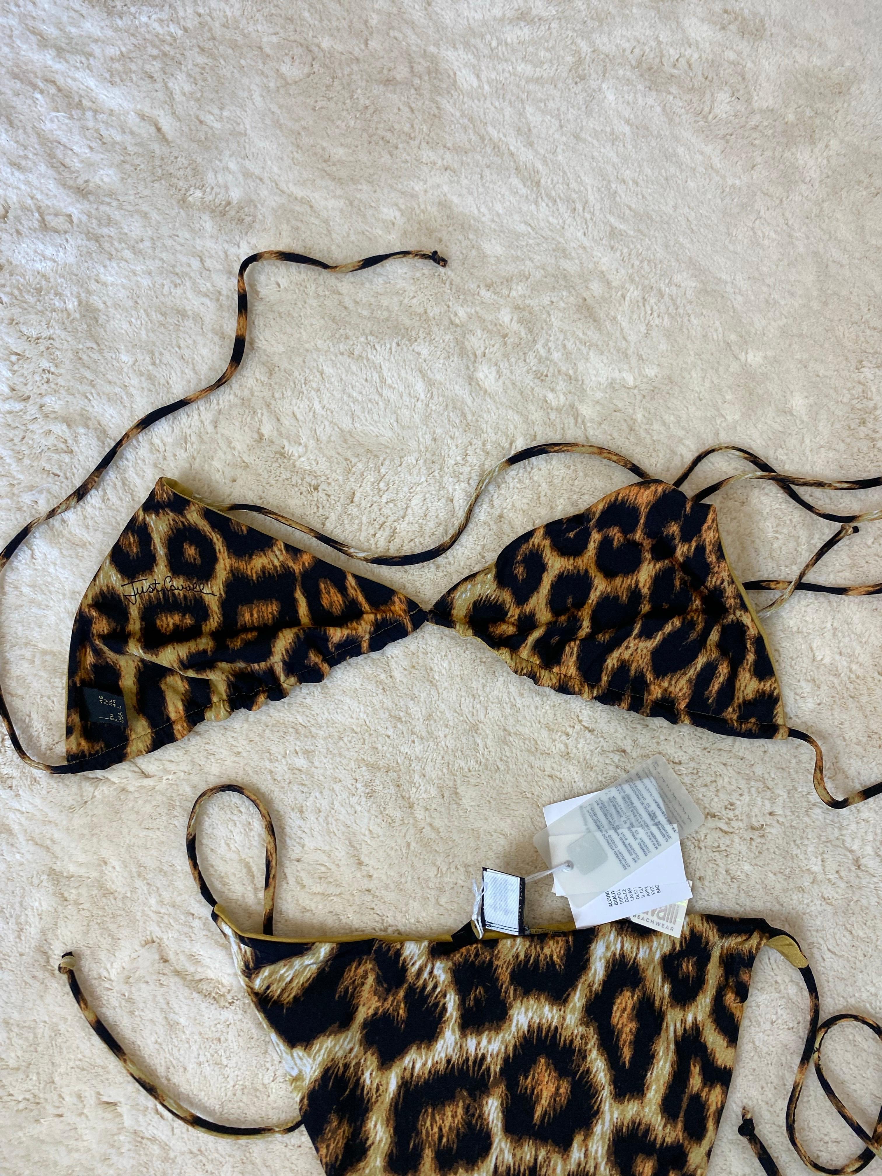 Traje top e bottom ropa de playa JustCavalli. en venta 4