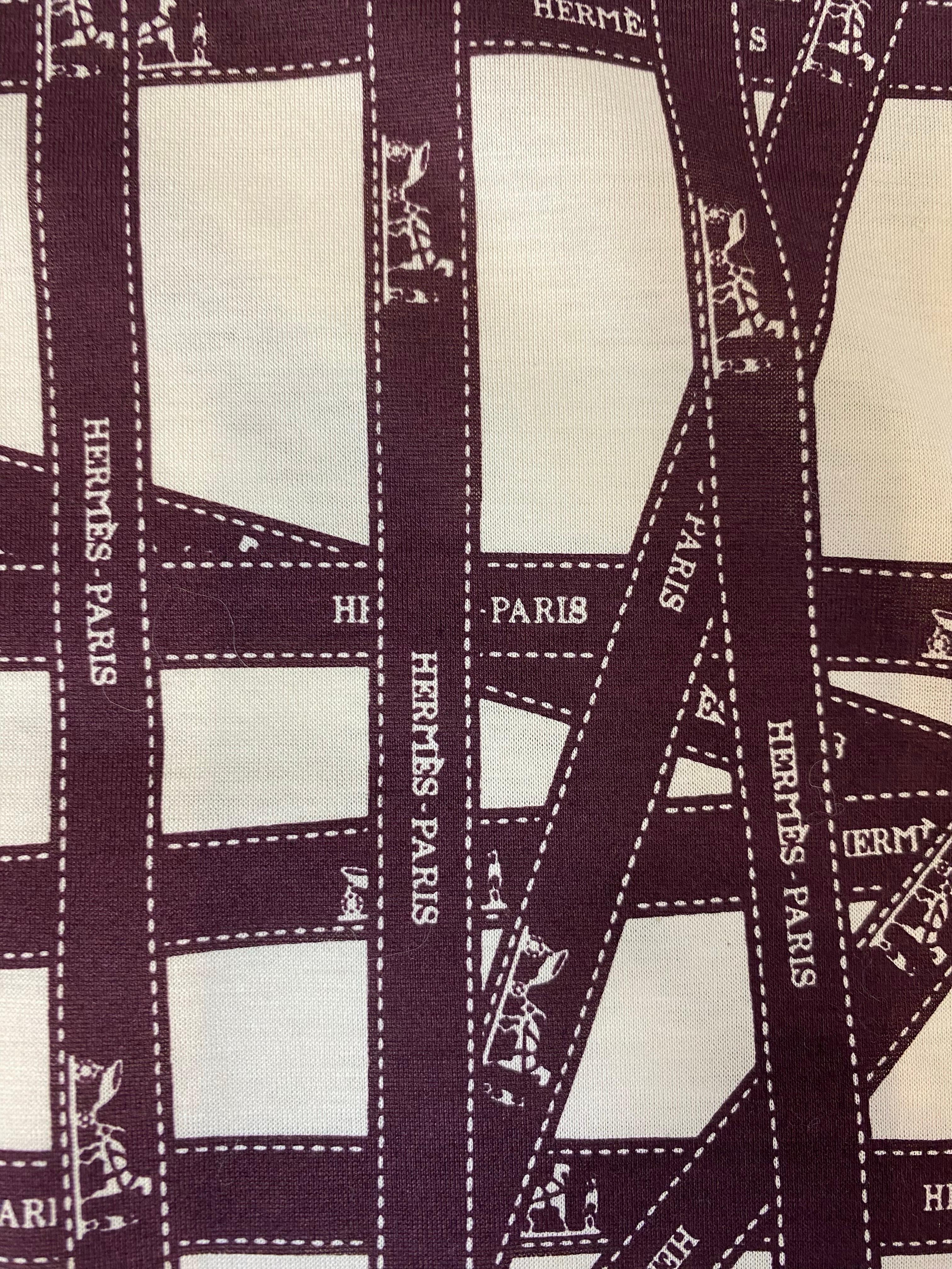Langärmliges Hemd von Hermès Paris. im Angebot 1