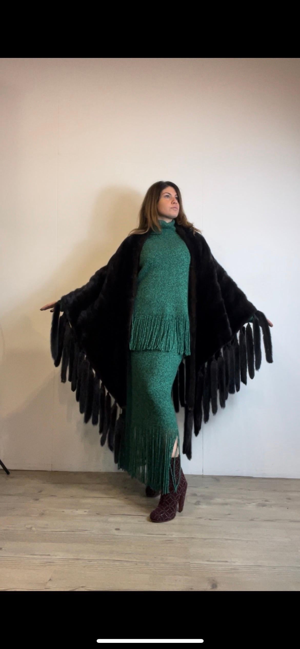 Capo Fendi Alta Moda in visone in vendita 7