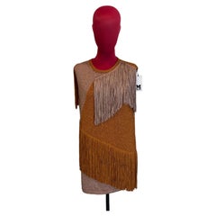 Pink and orange Missoni lurex dress