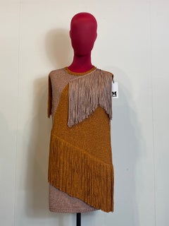Pink and orange Missoni lurex dress