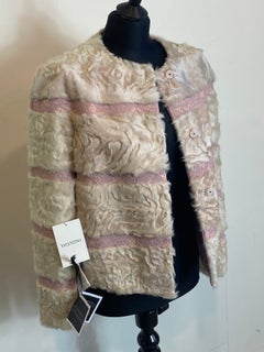 Valentino lamb fur coat